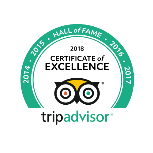 TripAdvisor Certificate of Excellence World of Country Life 2018