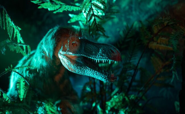 Raptor at Jurassic Discovery