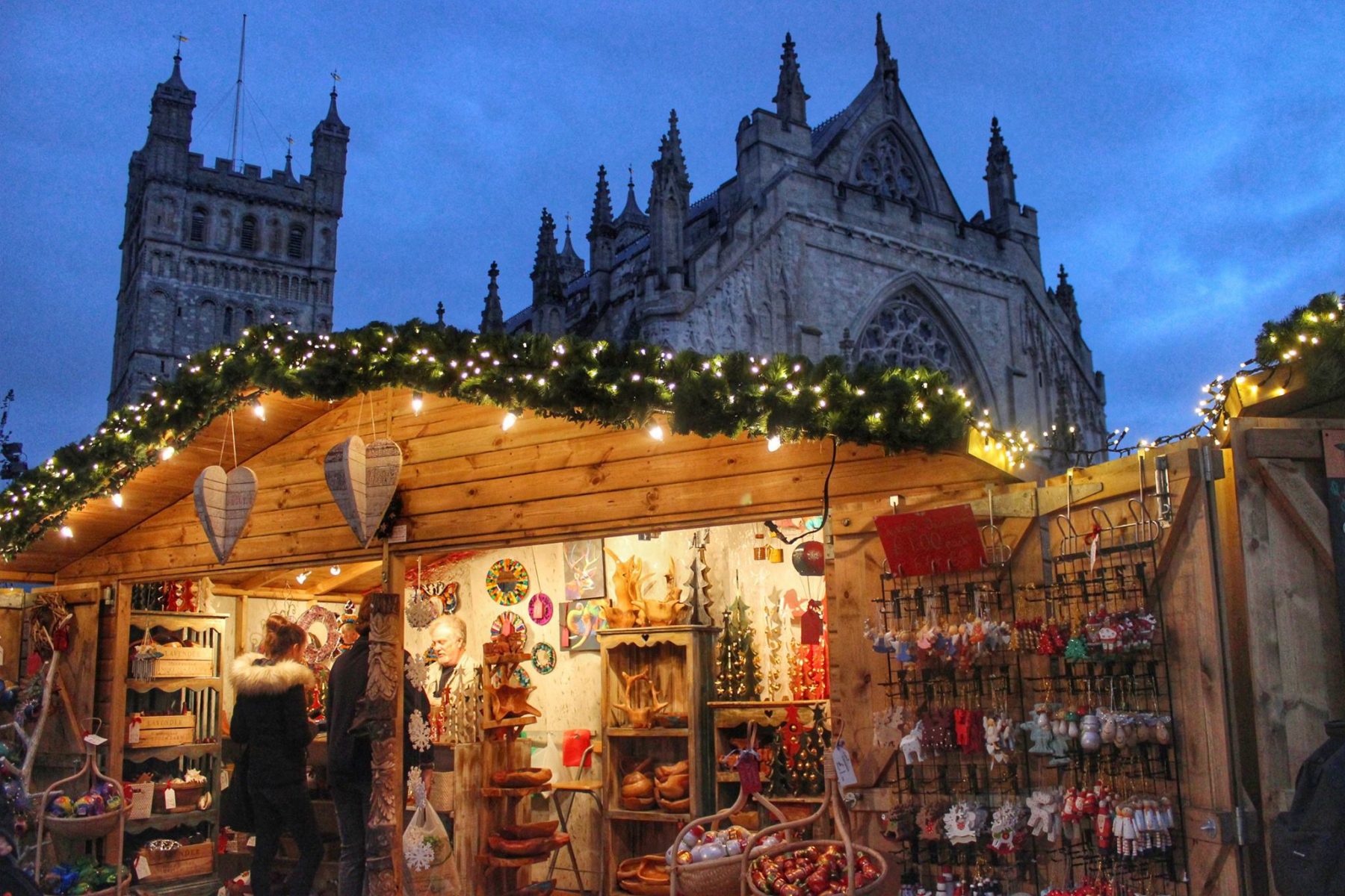 Exeter Cathedral Christmas Market 2019