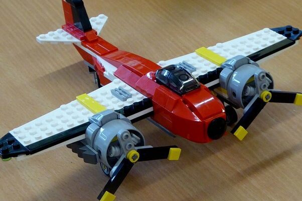 LEGO propeller plane