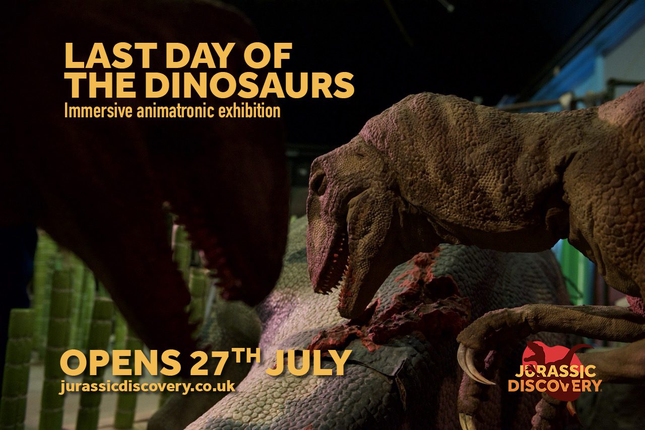 Seaton Tramway's, Jurassic Discovery Unveils 'Last Day of the Dinosaurs ...