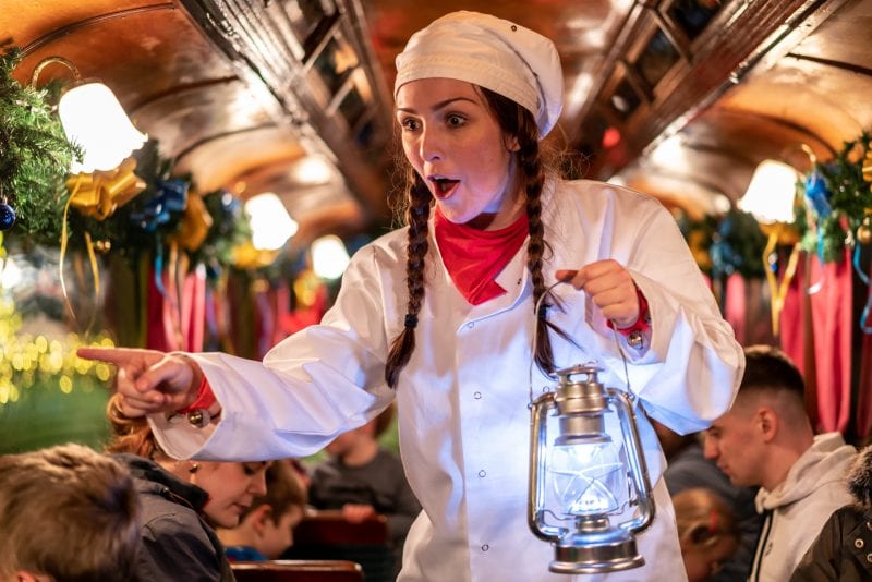 Dancing Chef Polar Express Seaton Tramway